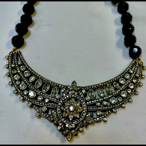 Heidi Daus Swarovski Gold/Crystal Necklace - Picture 3 of 3